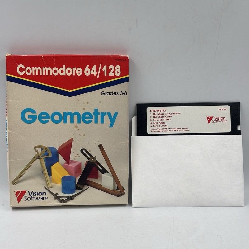 New Commordore 64/128 Learning Software Add Subtract Multiply Divide Geometry gallery
