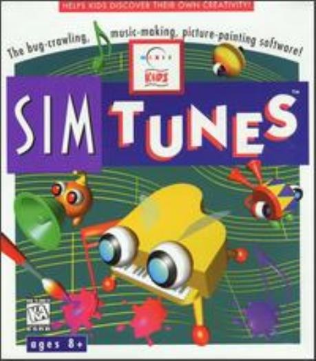 SimTunes PC CD create music paint notes musical instruments sound effects game!