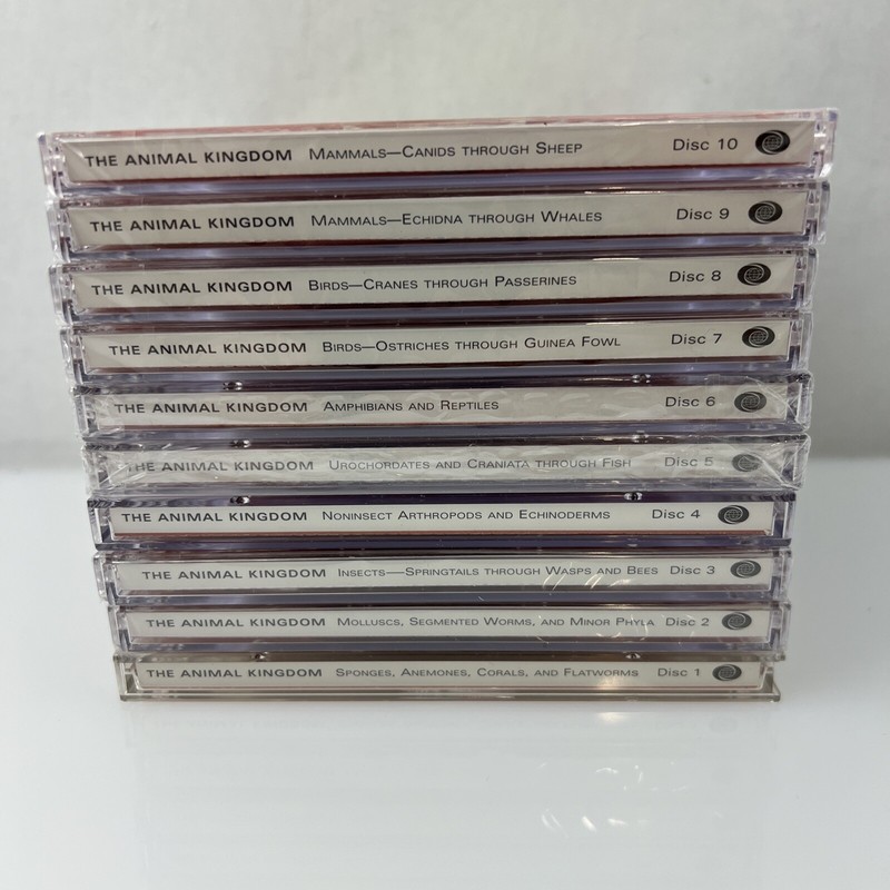 The Animal Kingdom CD 10 Disks 8 Of 10 Disks New & Sealed VTG Merriam Webster