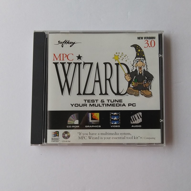 SoftKey MPC Wizard 3.0 CD-ROM PC Diagnostic Test & Tune Windows 3.1 gallery