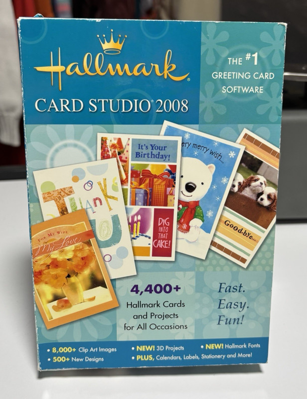 Hallmark Card Studio 2008 Greeting Card Software for Windows