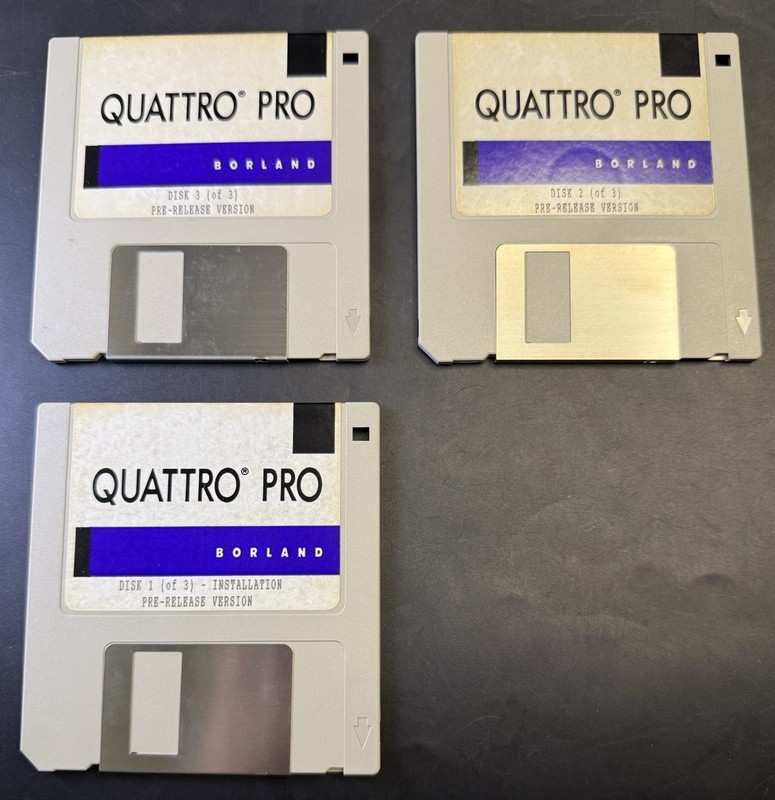 Borland Quattro Pro 3.5 Disks VB3 gallery