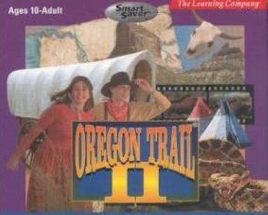 Oregon Trail II 2 PC CD travel across wild western desert frontier history game!