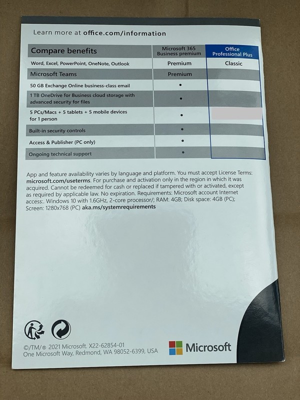 Microsoft Office Pro Plus 2021 1 PC Retail Lifetime Disc Lifetime 1 User gallery