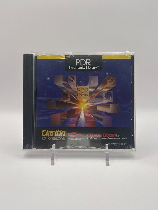 PDR Electronic Library CD-ROM 1998 New Sealed Physicians Reference Desk Claritin