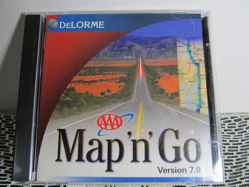 DeLorme Map ‘n’ Go Version 7 for Windows 95/98 or windows 2000 VGUC !