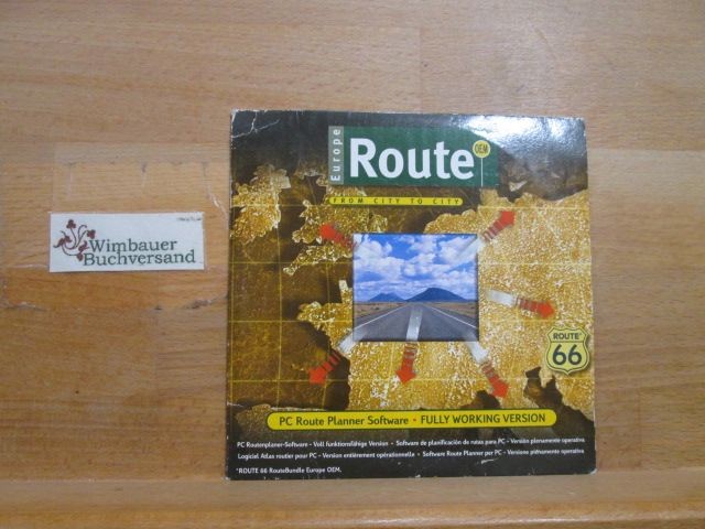 CD Rom Europe Route OEM From City to City PC Route Planner Software Fully Workin
