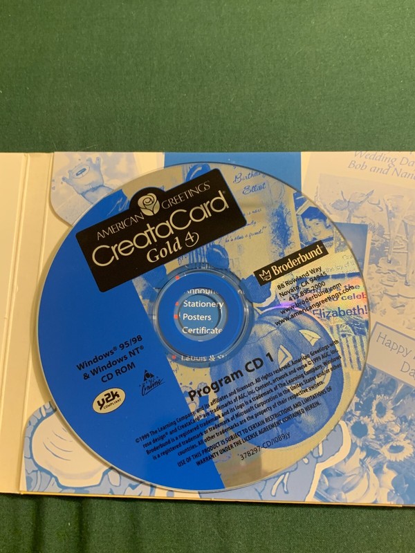 American Greetings CreataCard Gold 4 with 3 CD-ROMs - Pre-Owned gallery