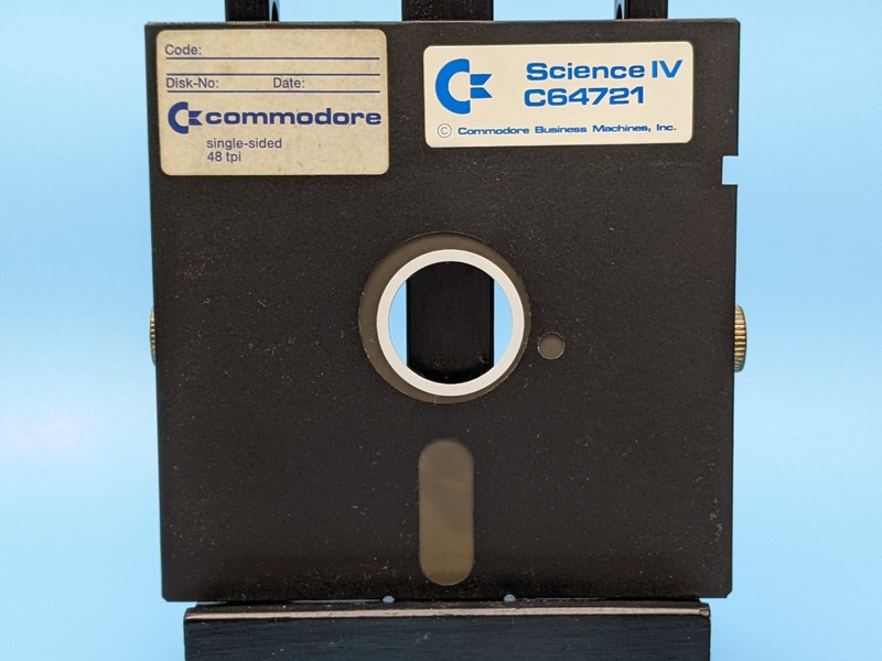 Science IV C64721 5.25 Floppy Commodore Business 64/128: Vintage 1980s Untested gallery