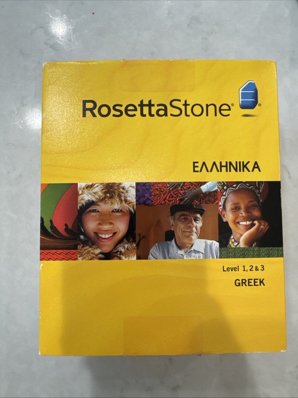 Rosetta Stone Greek Levels 1 2 Includes Curriculum, CDs, Headphones