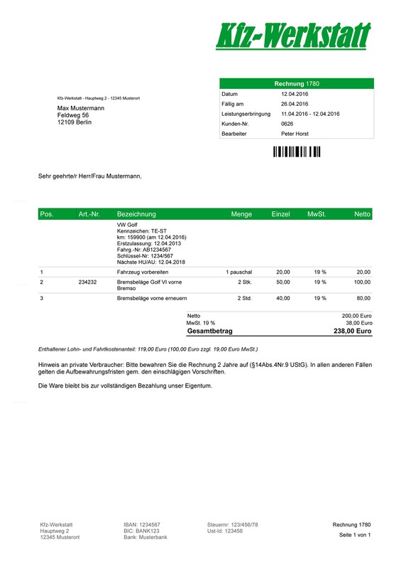 Autowerkstatt Kfz Rechnungsprogramm Netzwerk 10 PC Faktura Software Programm,EDV gallery