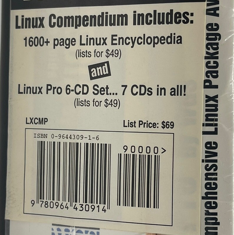 1994 WGS Linux PRO 7 Cd Set With Linux Encyclopedia Networking Admin. Rare￼ gallery