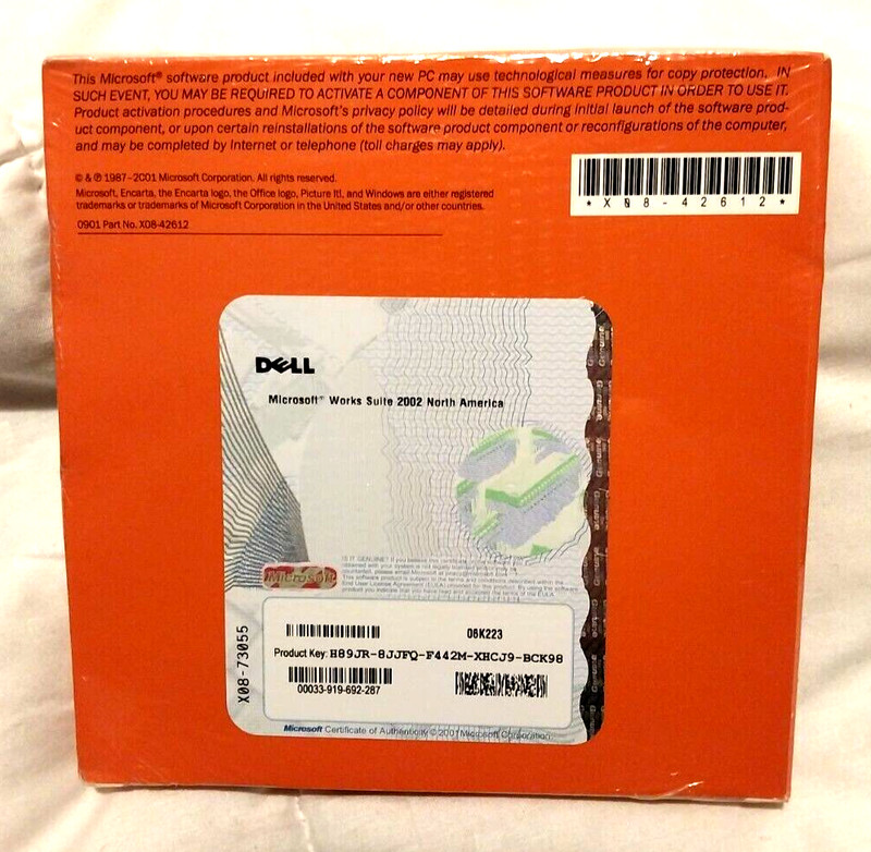 Microsoft Works Suite 2002 - New & w/ Product Key - New! gallery
