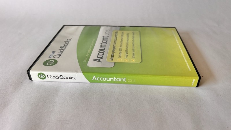 Intuit QuickBooks Accountant 2015 (Retail) Full Version for Windows 424434 VG+ gallery