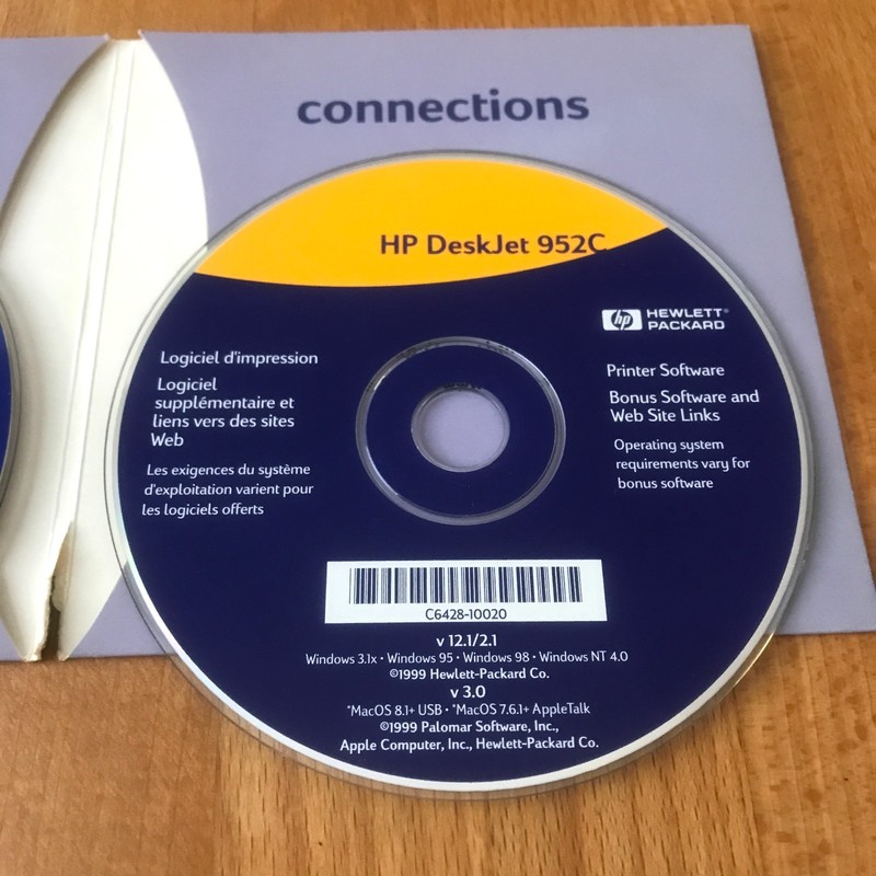 HP DeskJet 952C Printer Software Installation CD + HP Scanning Software 5300C CD gallery