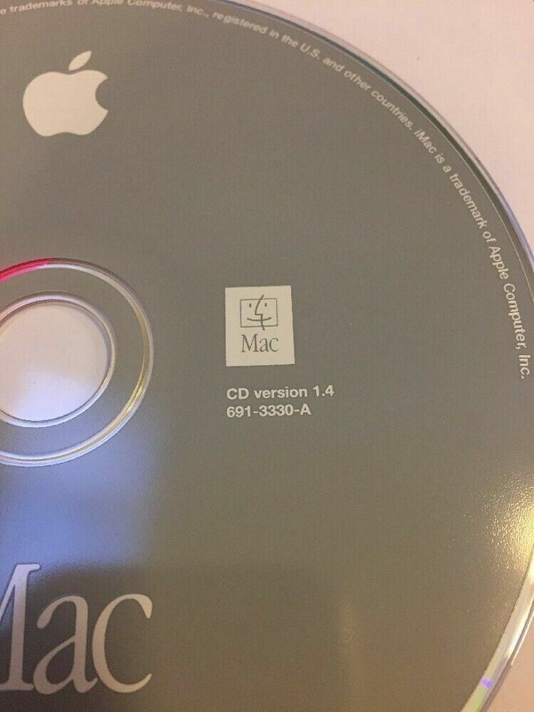 Vintage 2001 iMac Macintosh Mac Applications Software Install Disc CD 1.4 gallery