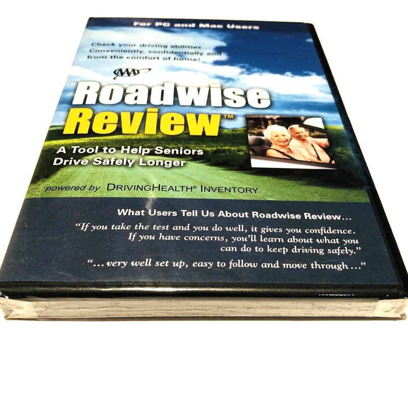 AAA Roadwise Review CD ROM Tool to Help Seniors Drive Safely Longer PC Mac NEW gallery