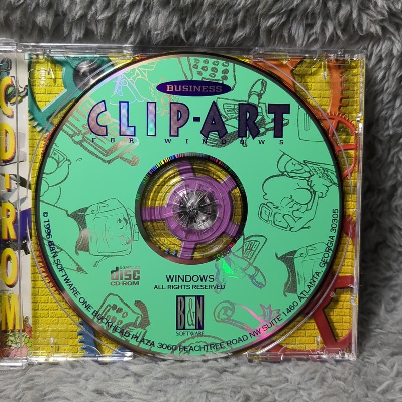 ART FACTORY: CLIP-ART FOR WINDOWS CD-ROM 1996 Vintage PC Art Pack gallery