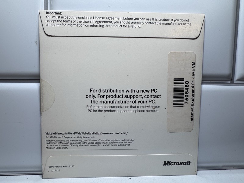 MICROSOFT VIRTUAL MACHINE for Windows 98 Retro Vintage Software Factory Sealed gallery