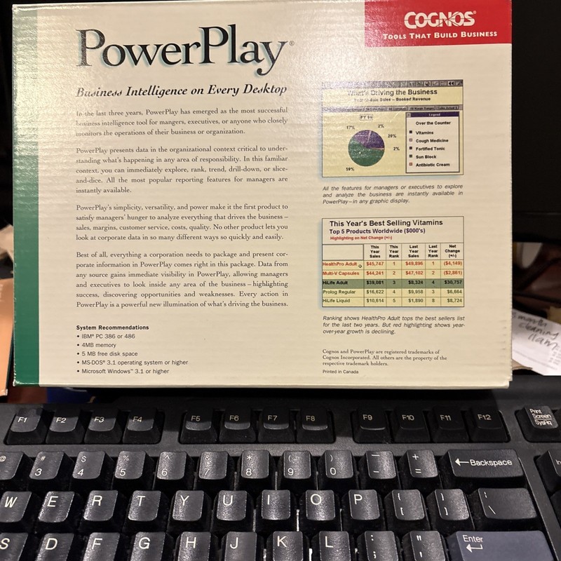 AWESOME BRAND NEW SEALED Cognos PowerPlay software. Used To Be $3500. gallery