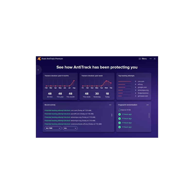 Avast AntiTrack Premium 2026 | 1 Year 1 PC | Windows | Download gallery