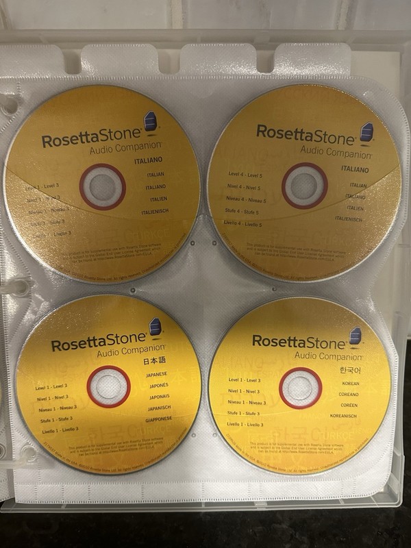 Rosetta Stone Version 3 ALL LANGUAGES English Spanish German Italian 38 CDs gallery
