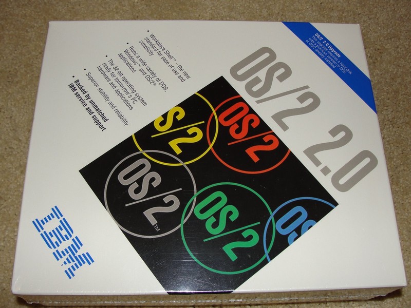 IBM OS/2 2.0 – Upgrade