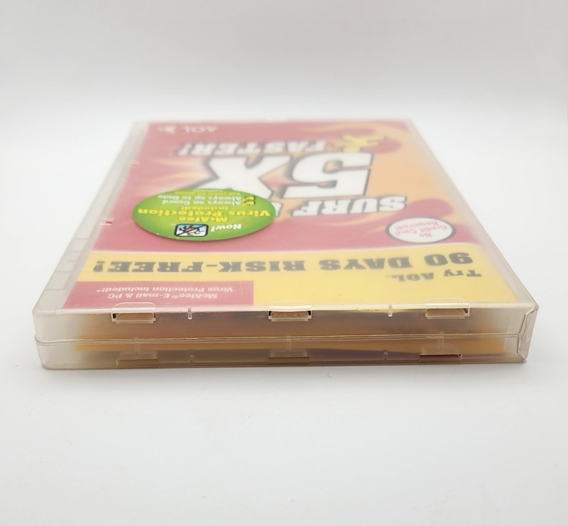 Vintage 2005 AOL 9.0 90 Days Risk Free Trial Wow CD rom With Box gallery