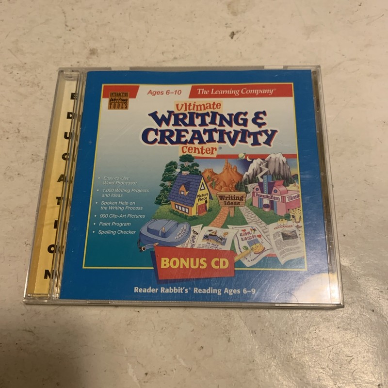 The Learning Company Ultimate Writing & Creativity Center Ages 6-10 CD-Rom. CD6