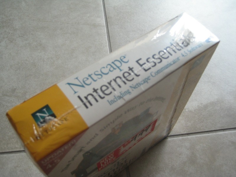 NEW Vintage 1998 90s NETSCAPE INTERNET ESSENTIALS Comm 4.5 PC Computer Windows gallery