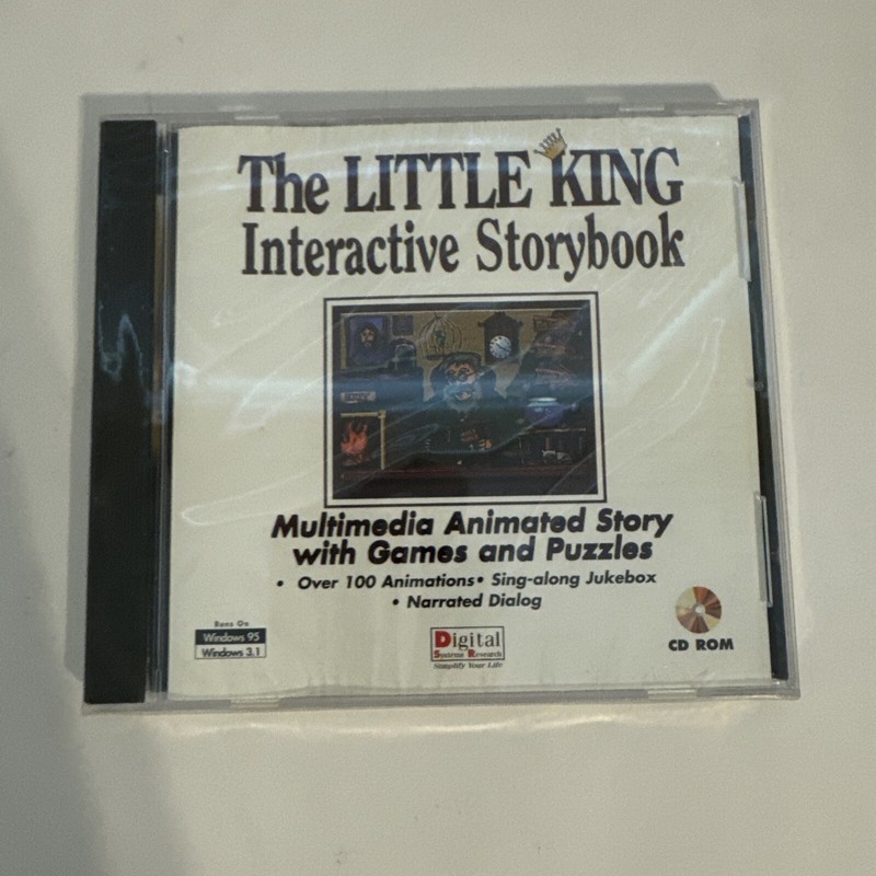 The LITTLE KING Interactive Storybook (PC-CD, 1995) Windows – NEW in Jewel Case