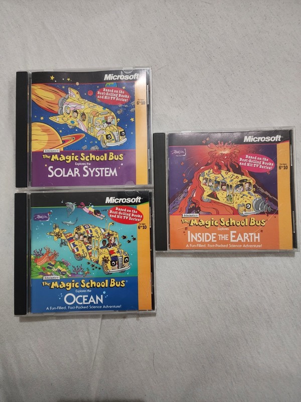 The Magic School Bus Explores The Solar System, Inside The Earth, And The Ocean