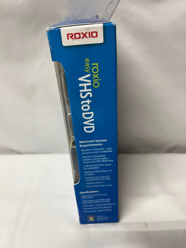 Roxio Easy VHS to DVD for Windows Create DVD Movies from VHS & Audio Tapes To CD gallery