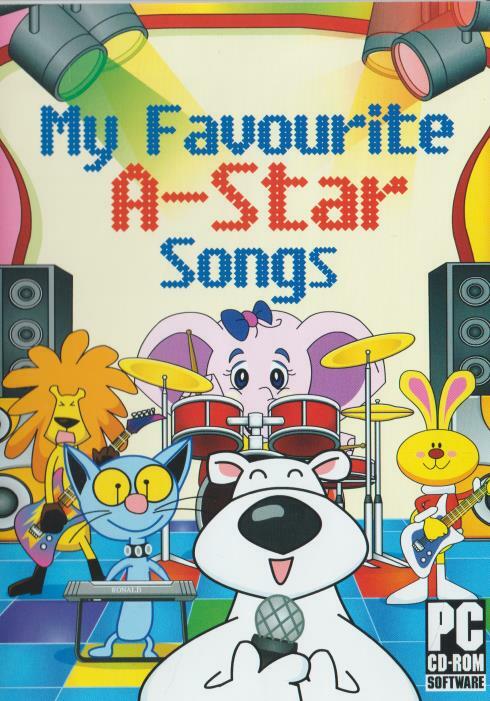 My Favourite A-Star Songs 9 PC CD stories rhymes language phonemic kids game BOX