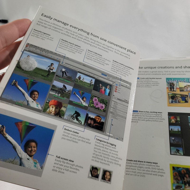 Adobe Photoshop Elements 8 Software Disc Mac Photo Image Editing Works w iPhoto gallery