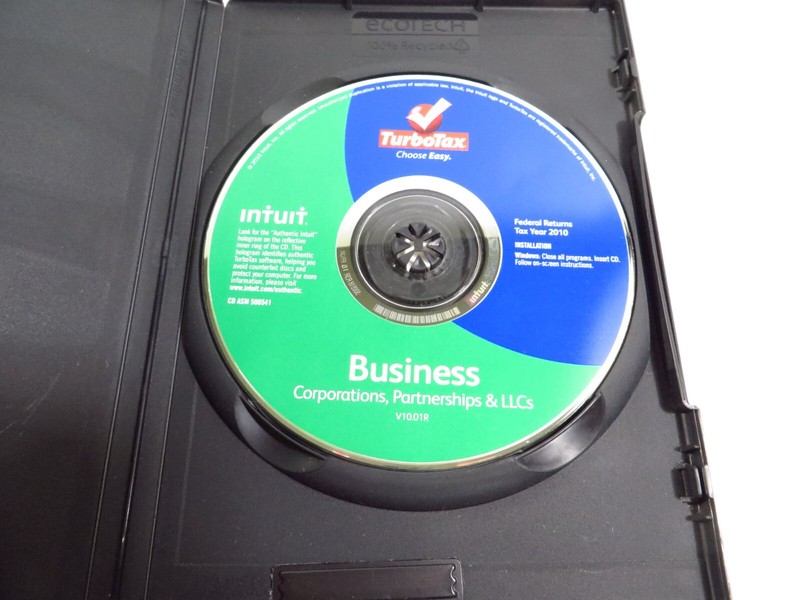 TURBOTAX BUSINESS 2010 CD for CORPORATION ESTATE TRUST TURBO TAX, Retail Pack gallery