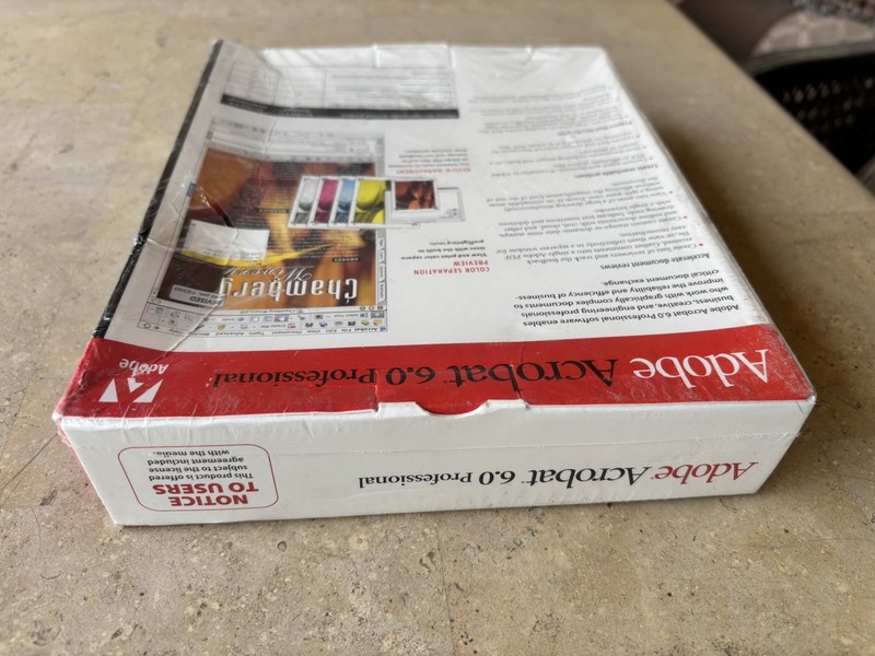 Adobe Acrobat 6.0 Professional for Mac (2003) New Sealed gallery