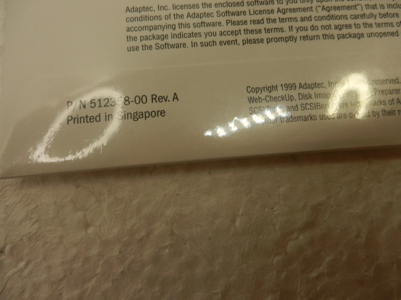 ADAPTEC EZ-SCSI Deluxe Edition Version 5.01 PC-CD Rom SEALED Disc gallery