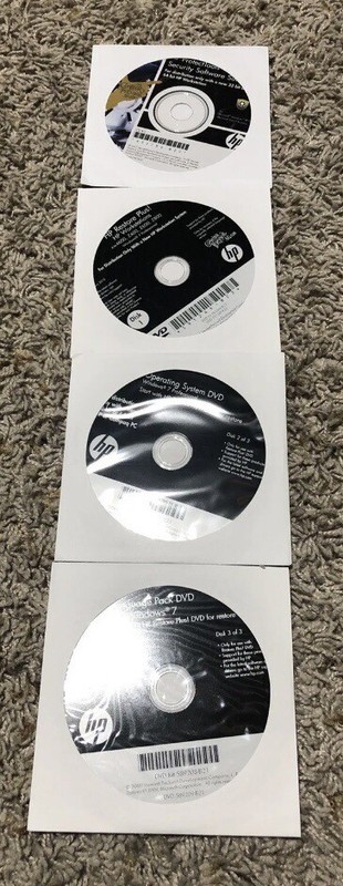 Microsoft Windows 7 Professional 32 Bit and 64 Bit Disc Key Not Included