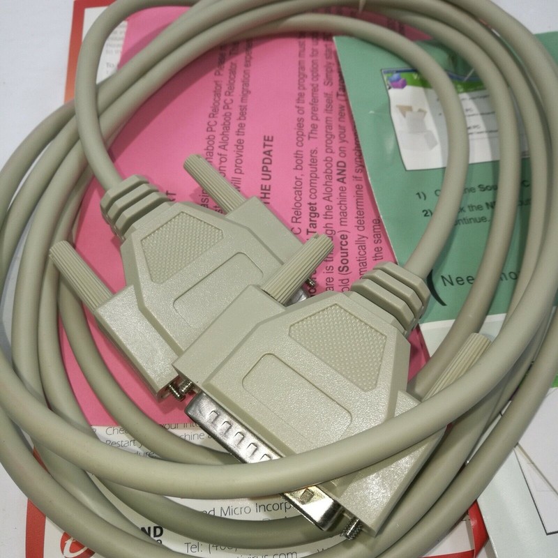 PC Relocator AlohaBob Eisenworld w/ Transfer Cable Windows 95,08, Me,NT, 2000 XP gallery