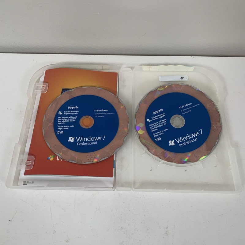 Microsoft Windows 7 Professional Upgrade DVD 32 and 64 Bit w/ Product Key gallery