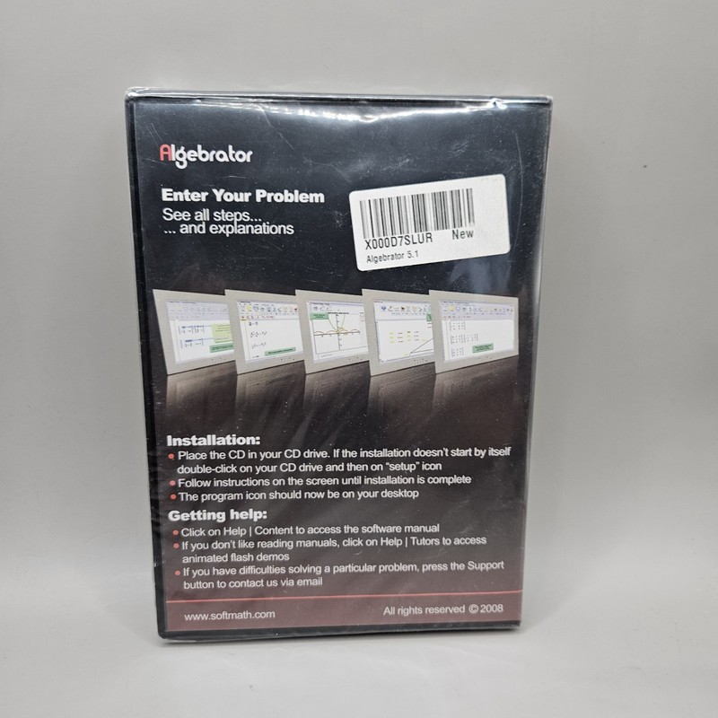 ALGEBRATOR FOR HIGH SCHOOL AND COLLEGE - INSTRUCTIONAL cd gallery