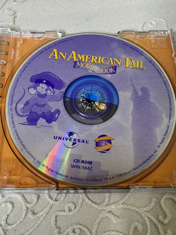 An American Tail Animated Movie Book (PC, 1998) By Sound Source Computer Game gallery