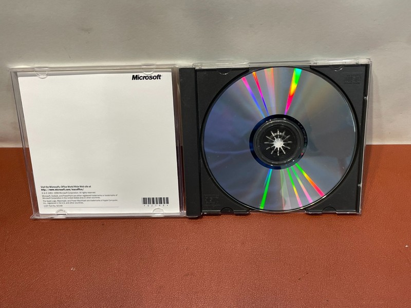 Microsoft Office 98 Macintosh Edition CD-ROM with CD Key Vintage Mac Software gallery