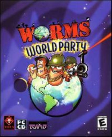 Worms World Party PC CD shoot weapon creatures strategic battlefield war game!