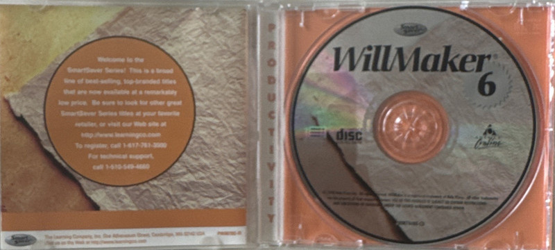 New Nib Vintage Will Maker 6 Free Cd Inside Nolo's Living Trust Maker gallery