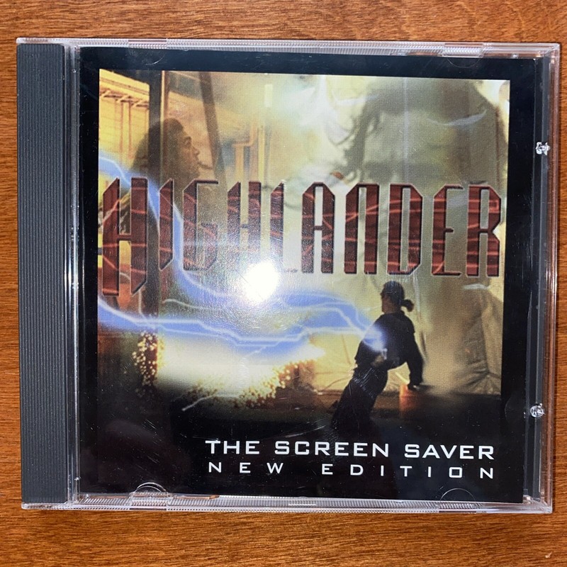 Highlander: The Screen Saver New Edition – CD, For PC and Mac, 1997