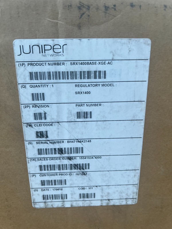 Juniper Networks SRX1400 Services Gateway - security appliance gallery