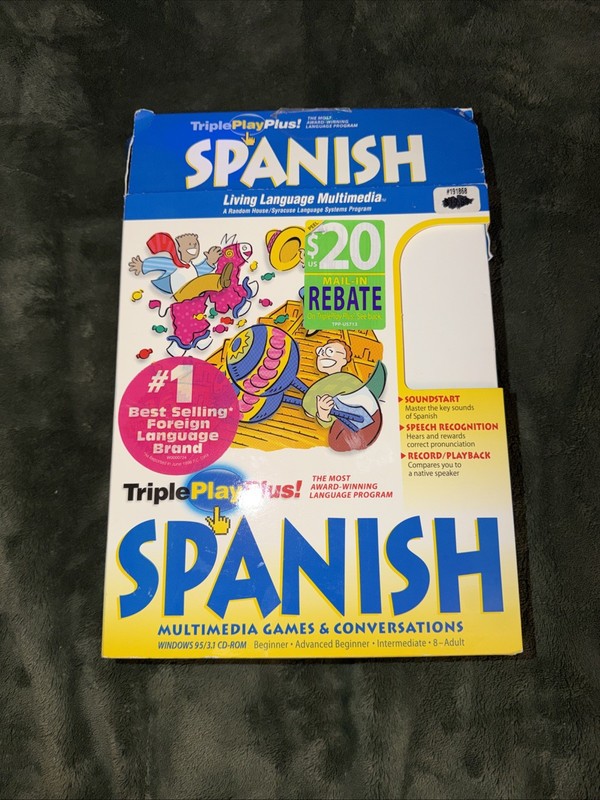 TRIPLE PLAY PLUS SPANISH LIVING LANGUAGE SERIES SPANISH LEARNING SYSTEM Q95