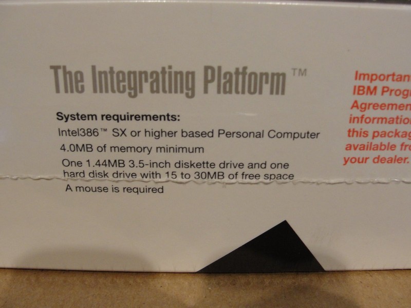 IBM OS/2 2.0 - Upgrade gallery